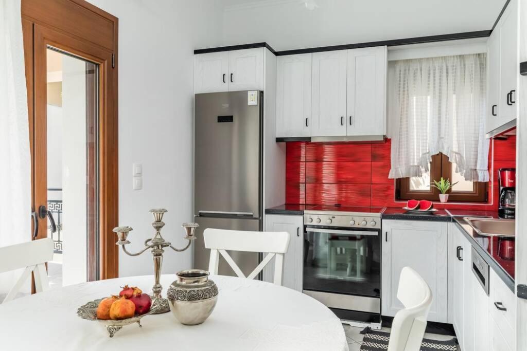 Meandros Apartment Garden View สโกเปลอสทาวน์ ภายนอก รูปภาพ