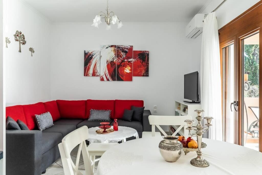 Meandros Apartment Garden View สโกเปลอสทาวน์ ภายนอก รูปภาพ